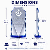 Blue Diamond Crystal Award