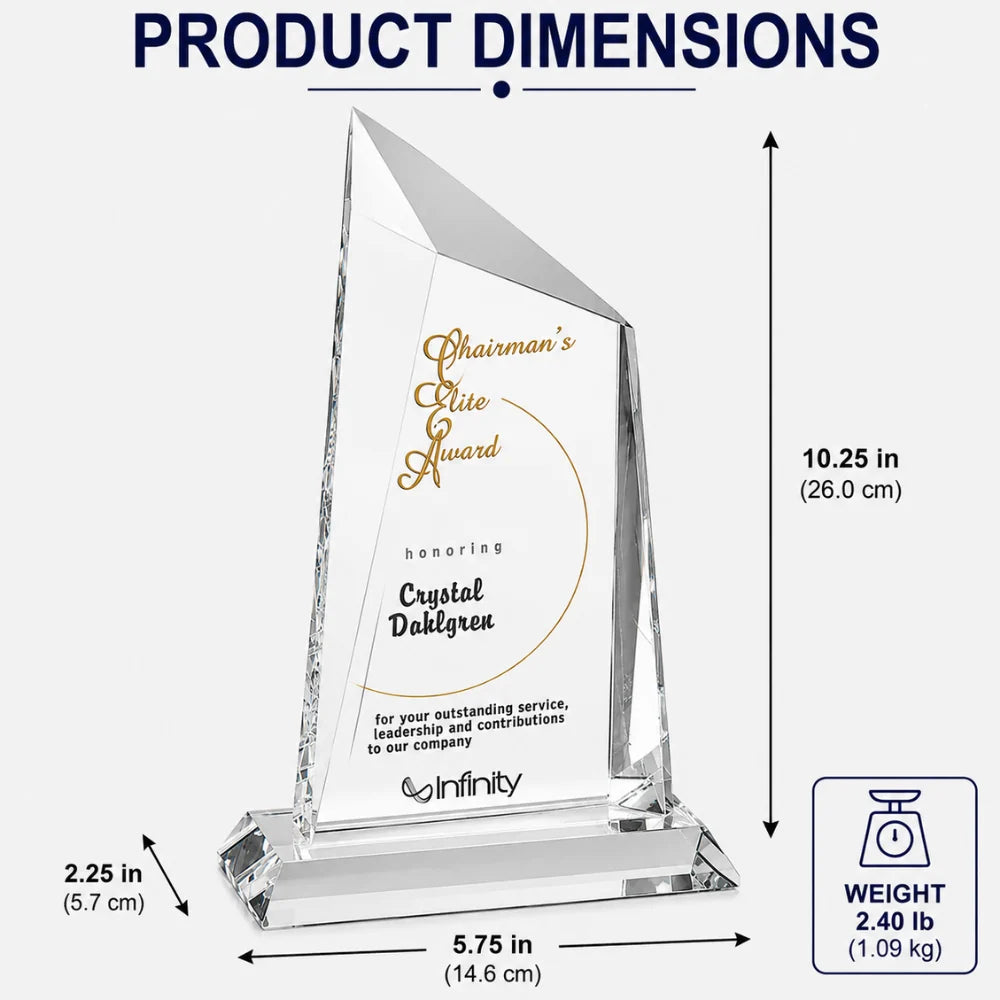 Cathedral Peak Crystal Award