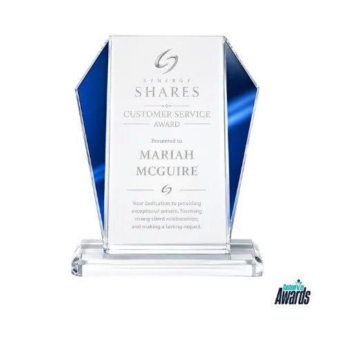 Fusion Crystal Award - Customer Service