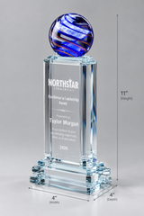 Globe Optical Crystal Award - Global Excellence