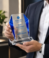 Full-Color Crystal Award - Sales Achievement