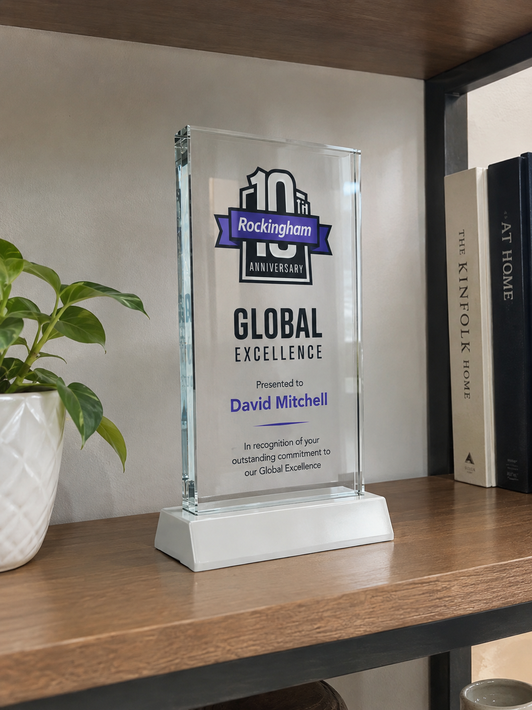 Prestige Full-Color Crystal Award - Corporate Excellence