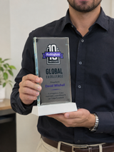 Prestige Full-Color Crystal Award - Corporate Excellence