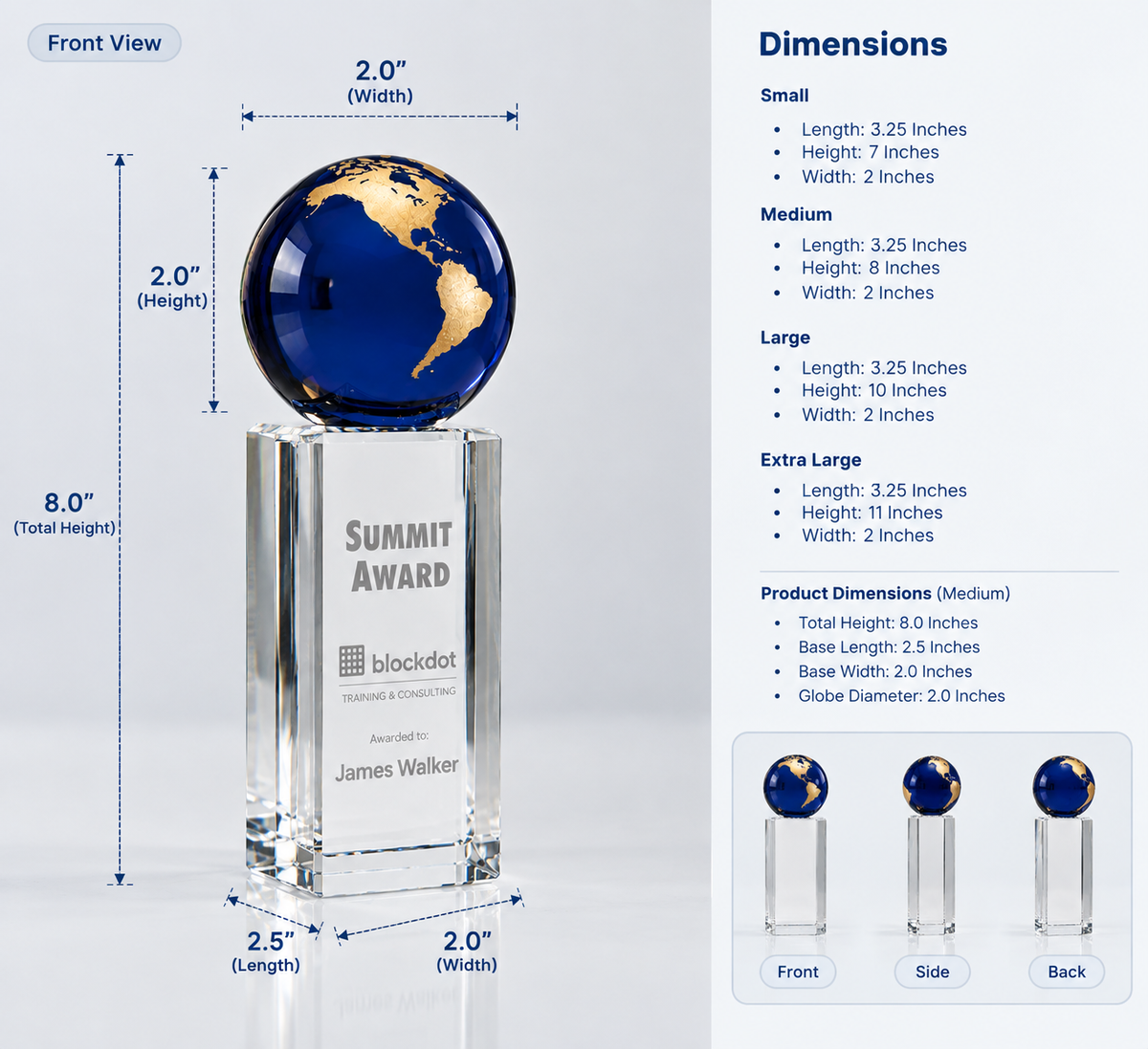 Globe Crystal Award - Global Leadership