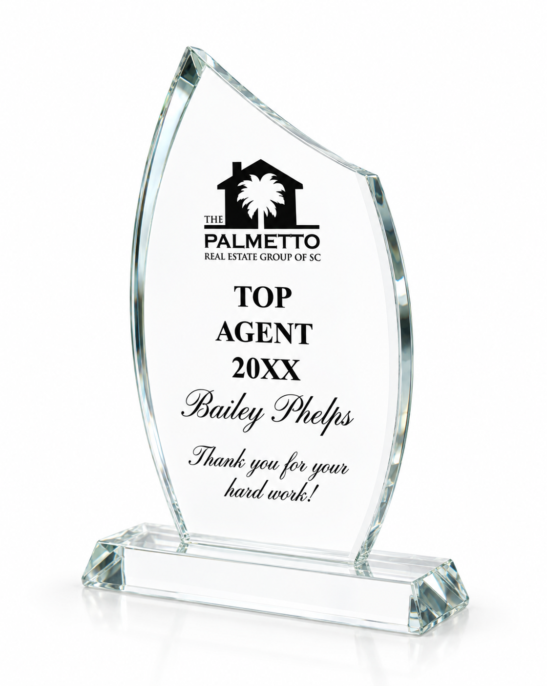 Modern Flame Crystal Award