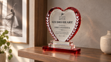 Crystal Heart Award - Love & Achievement