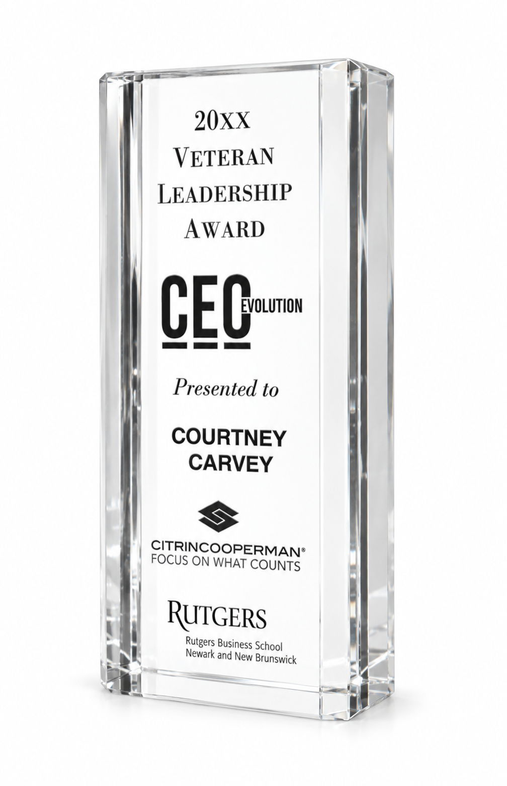 Optical Crystal Award