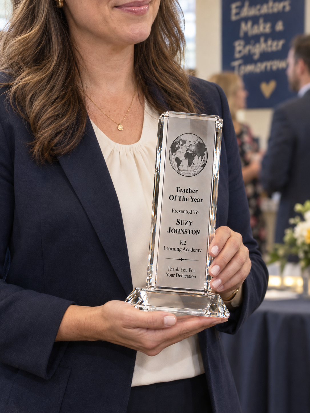 Crystal Globe Column - Award for Excellence