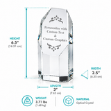 Octagon Tower Crystal Award