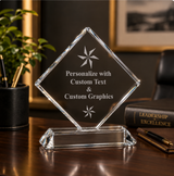 Square Crystal Award