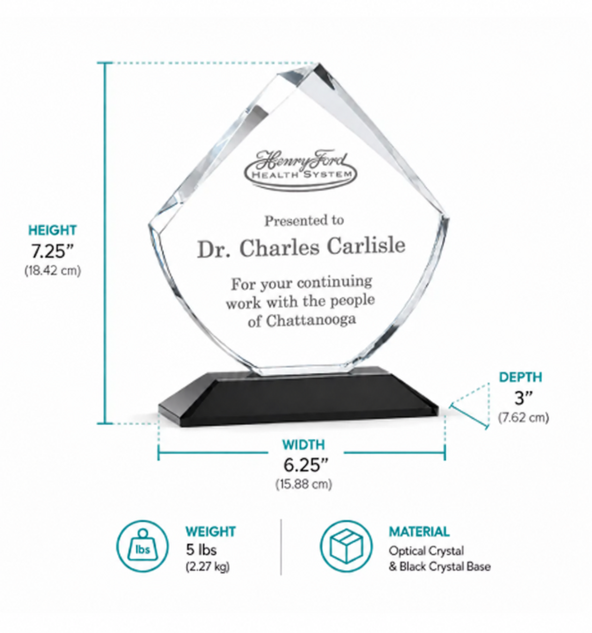 Optical Triangle Crystal Award