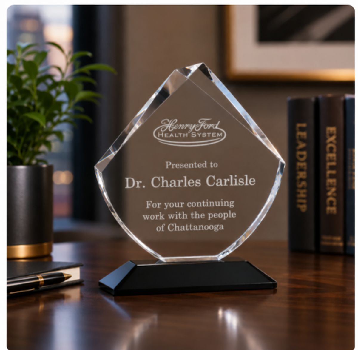 Optical Triangle Crystal Award
