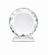 Circle Plate Crystal Award