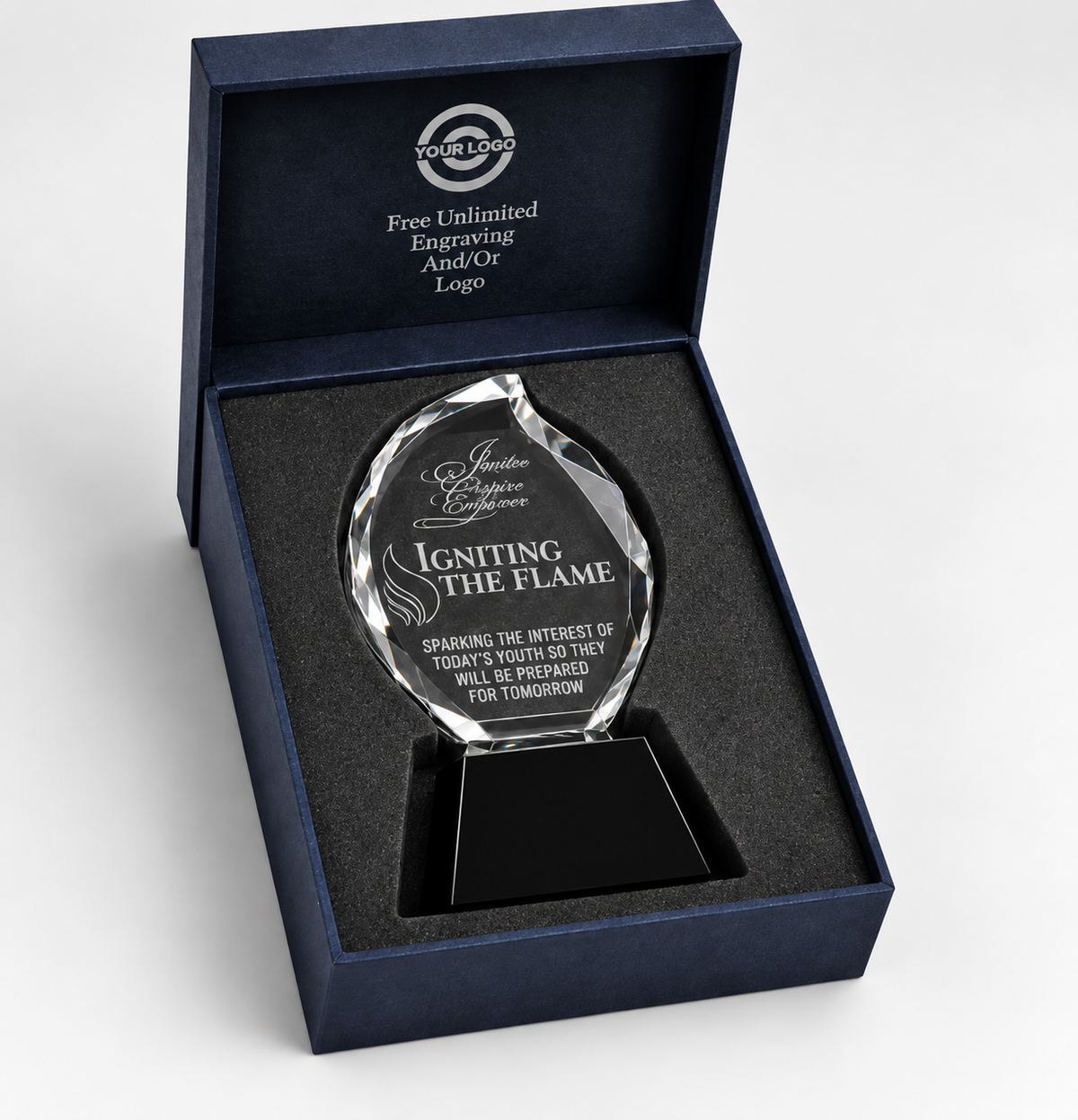 Optical Flame Crystal Award