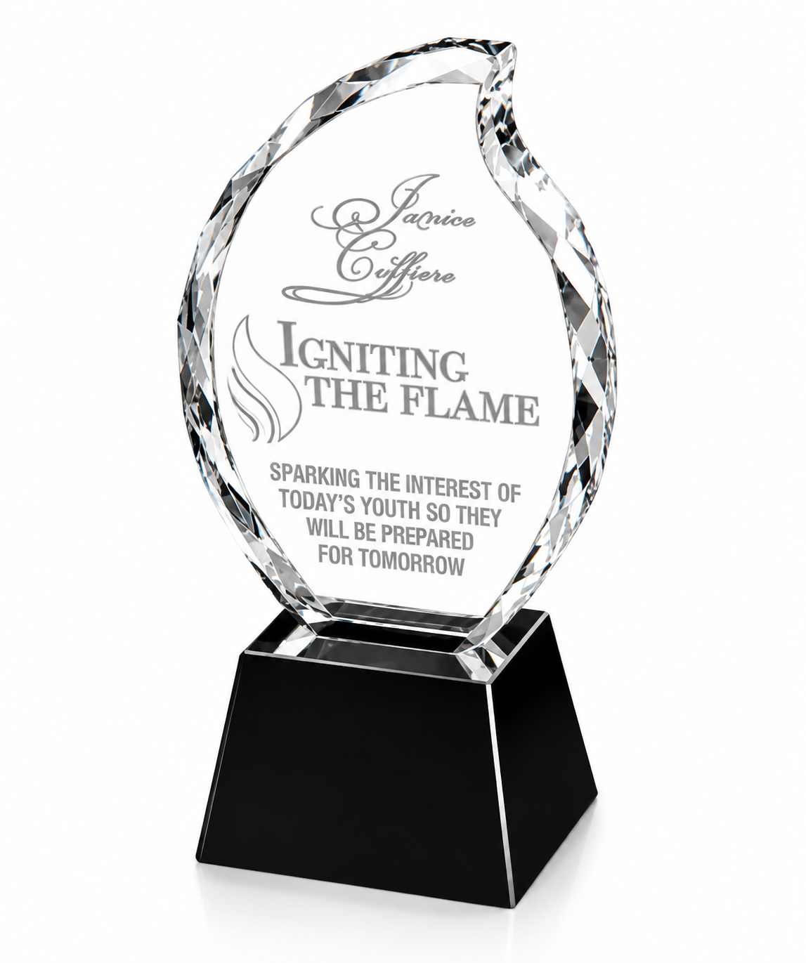 Optical Flame Crystal Award