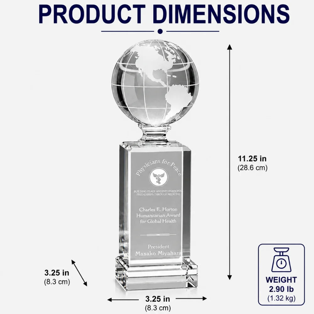 Cordova Globe Crystal Award