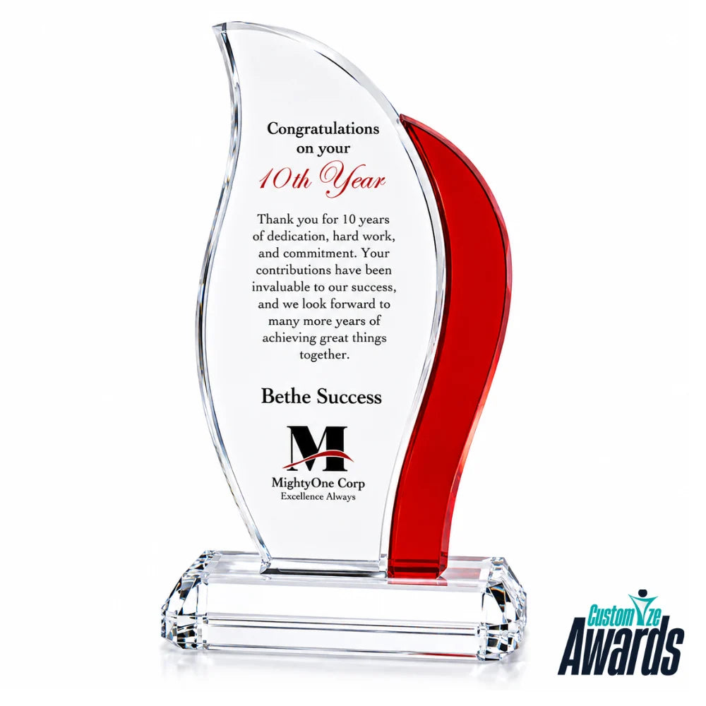 Crimson Crystal Flame Award - Employee