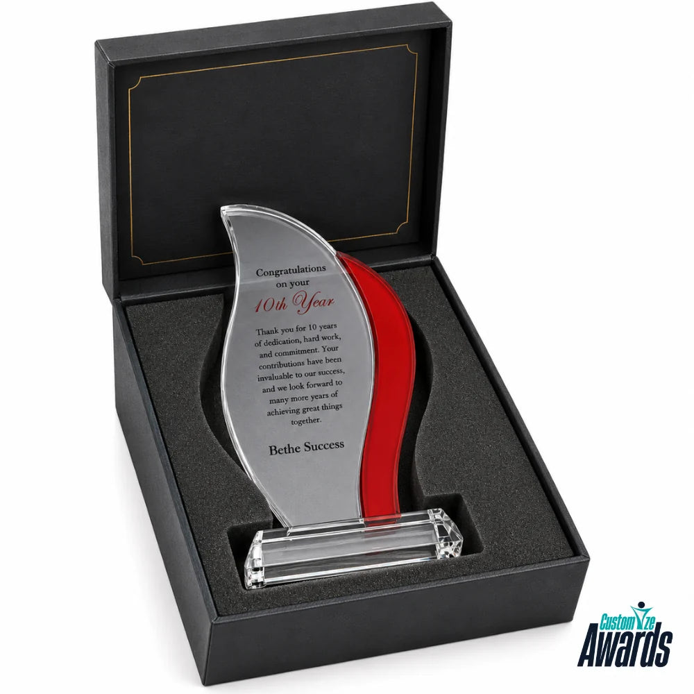 Crimson Crystal Flame Award - Employee