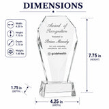 Diamond Tower Crystal Award