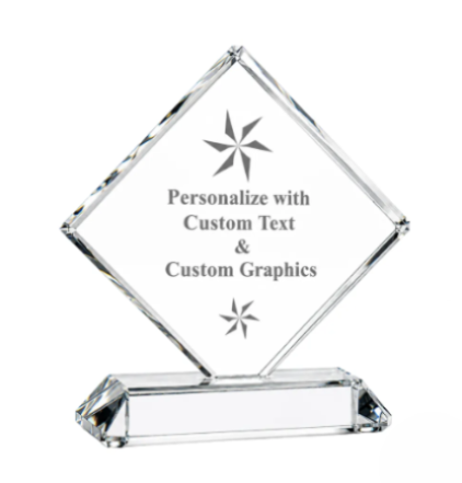 Square Crystal Award