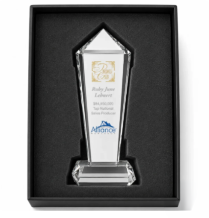 Epic Peak Crystal Award