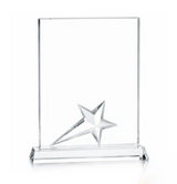 Rectangle Crystal Star Award