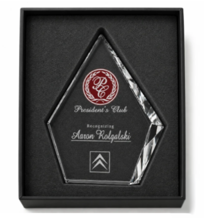 Coventry Diamond Crystal Award