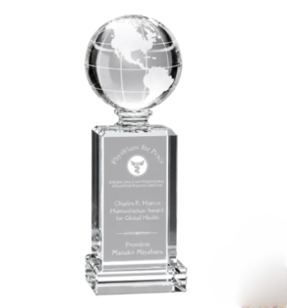 Cordova Globe Crystal Award