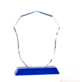 Police Badge Crystal Award