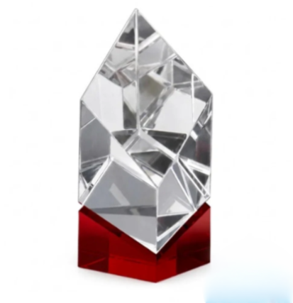 Vicksburg Ruby Crystal Award