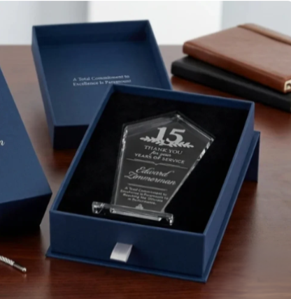 Pentagon Crystal Award