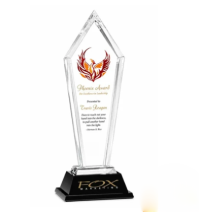 Executive Signature Peak Crystal Award
