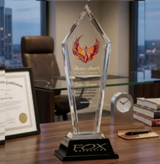 Executive Signature Peak Crystal Award