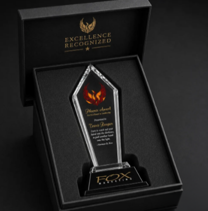 Executive Signature Peak Crystal Award