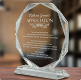 Legacy Octagon Crystal Award - Excellence