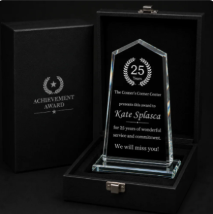 Milestone Crystal Award - Years of Service