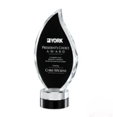 Flame Crystal Award plaque