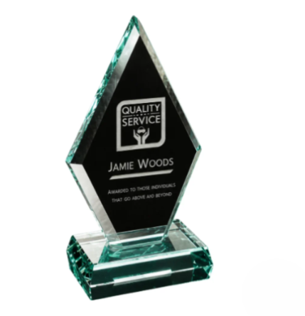 Diamond Jade Glass Award