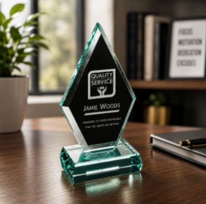 Diamond Jade Glass Award