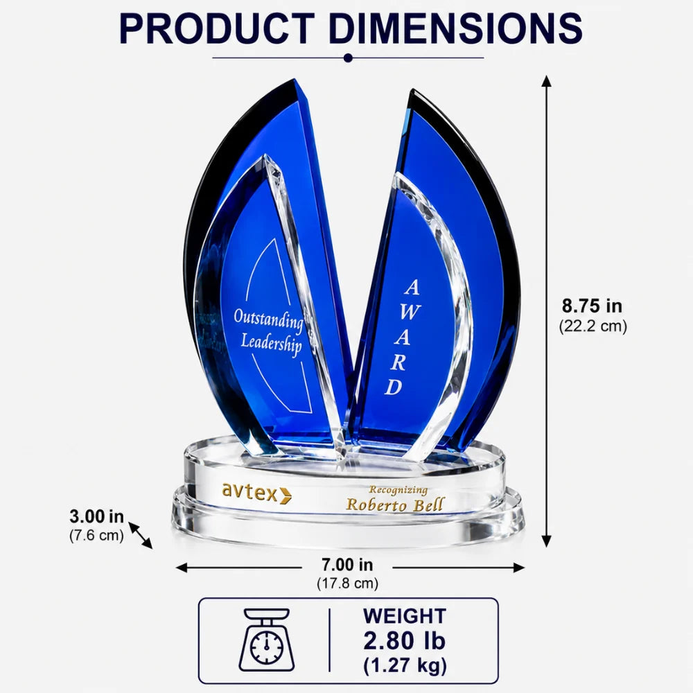 Leadership Flight Indigo Crystal Award