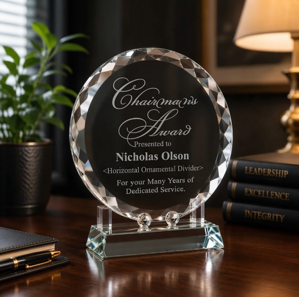 Crystal Plate Award