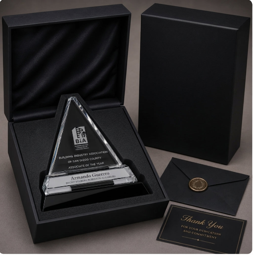 Intrepid Triangle Crystal Award