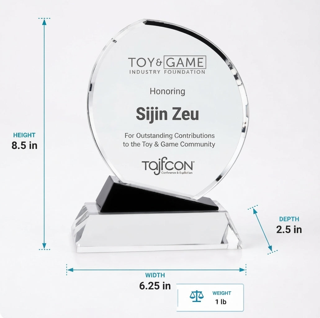Elliptical Crystal Award