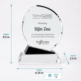 Elliptical Crystal Award