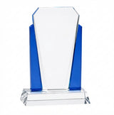 Cool Blue Tower Crystal Award