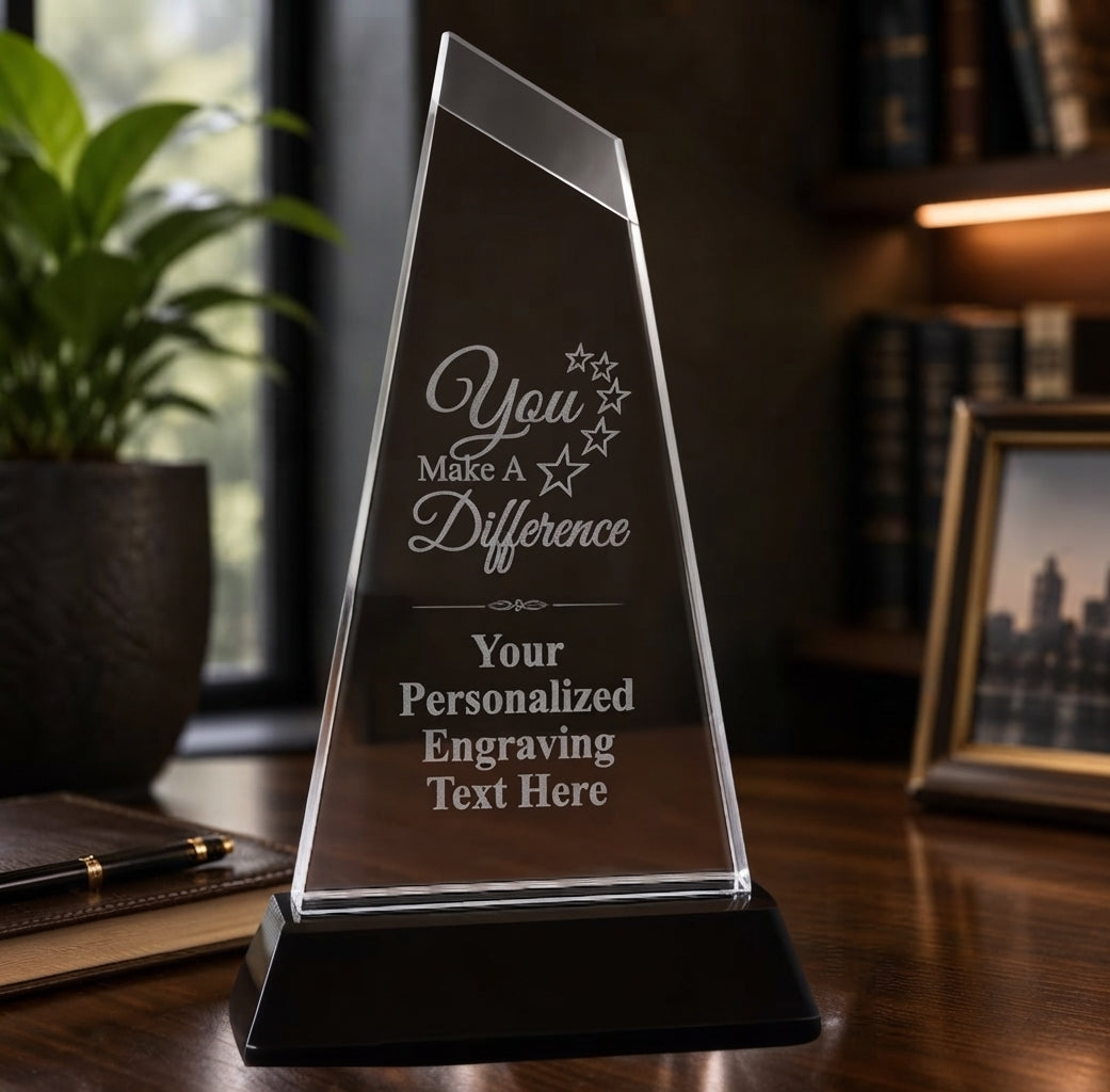 Acrylic Appreciation Award plaque