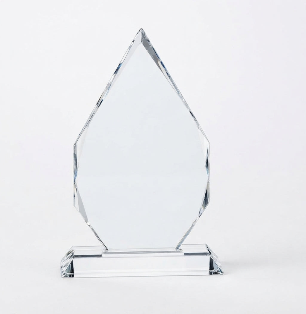 Tear Shaped Crystal Award