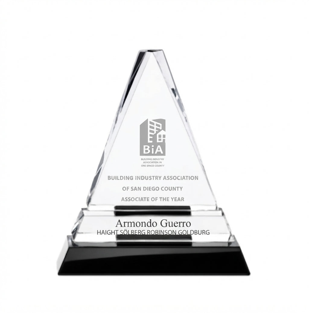 Intrepid Triangle Crystal Award