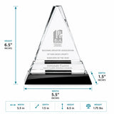 Intrepid Triangle Crystal Award