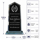 Milestone Crystal Award - Years of Service